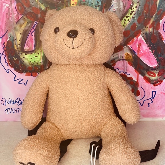 🌴Palm Angels Brown Bear Backpack - Picture 1 of 14